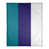 Bleu sarcelle / mauve foncé / blanc