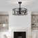 Raja 24 Inch Crystal Glam Style Ceiling fan With Remote
