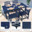 Harborview All-Weather HDPE Outdoor Patio Dining Table With Umbrella Hole-455315637