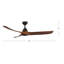 Ventilateur de plafond 60 po Baylor-873767206