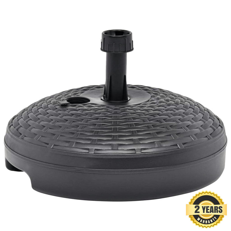 Aimili 2.7kg Plastic Free Standing Umbrella Base, Anthracite