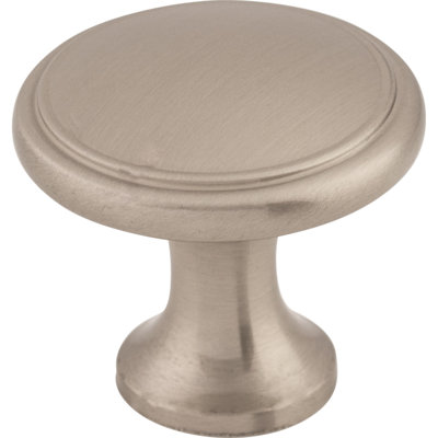 Ringed 1 1/8" Diameter Round Knob