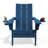 Wolak High Density Polyethylene Folding Adirondack Chair With Double Cup Holder-265647086