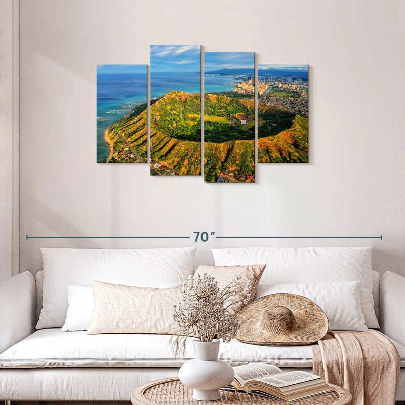 Keesha Diamond Head In Hawaii, 27" H x 43" W