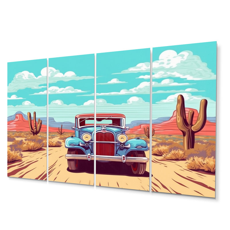Rustic Transportation Wall Decor on Metal