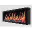 Foyer électrique intelligent 68 "ZEF68X Latitude Liedeer Homes | Ultra-mince fixé au mur et encastré | HD multi-flammes, bûches respirantes avec décoration de roches de glace pilée, contrôle de l'application-1600291858