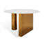 Hemlock Round Marble Dining Table