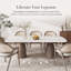Grande table de salle à manger moderne 86/93 po Elara-1014136858-1014136853