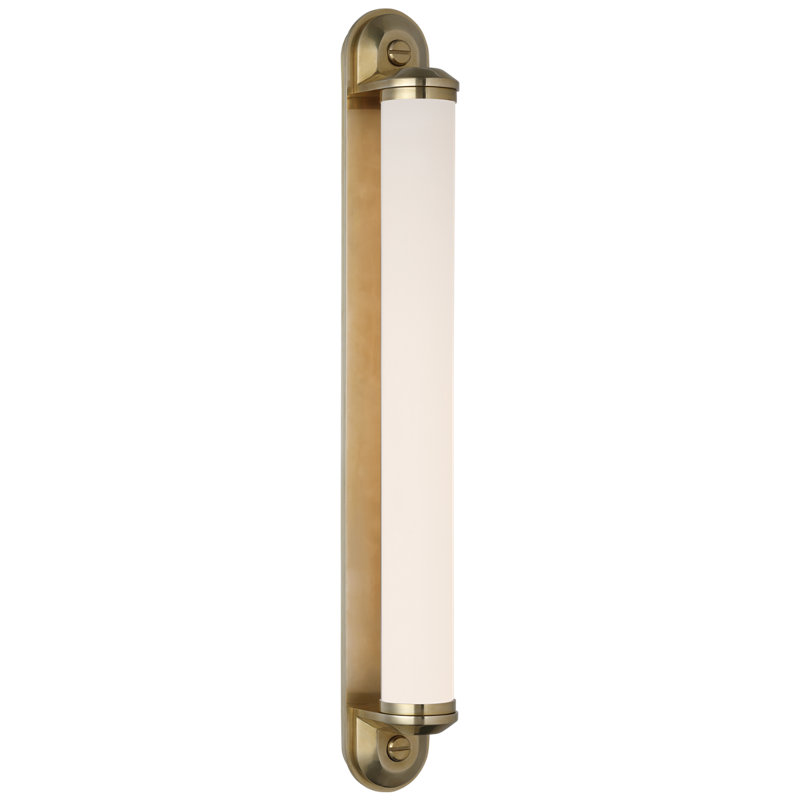 Ralph Lauren Belgrave 32" Linear Bath Light, 24" H x 3" W x 3.75" D, Natural Brass, 1600 W
