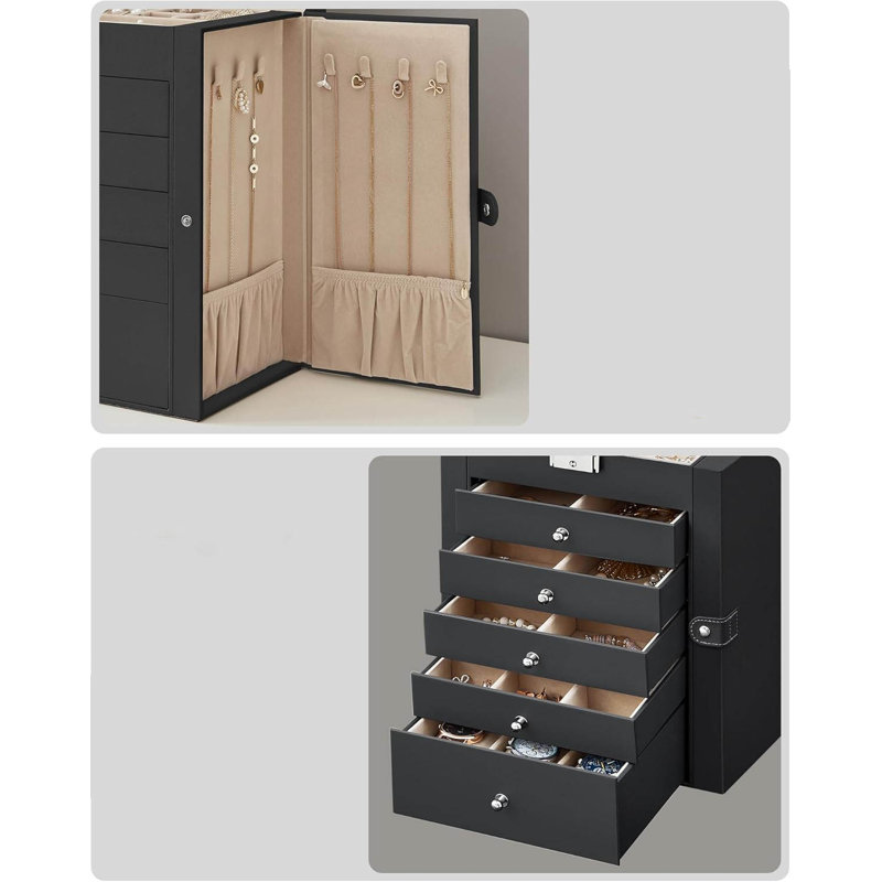 Jewelry Armoire, Black