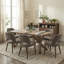 Chaises d'appoint rembourrées avec pieds en bois-1676643940