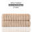 Hamrick 100% Cotton Plush Ribbed Bath Towel-462234861