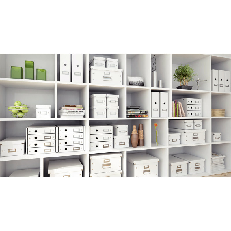 Cardboard Paper Organiser, White