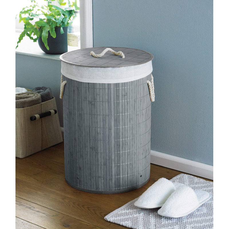 Bamboo Laundry Basket with Handles