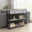 Deford 100cm Console Table: Stylish Storage with Drawers & Durable Steel Frame