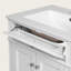 Meuble-lavabo 24 po avec lavabo en céramique, 2 portes à fermeture en douceur, tiroir rabattable, rangement-588075542-588075541