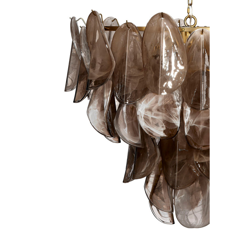 Magnolia 10-Light Quartz Glass Chandelier