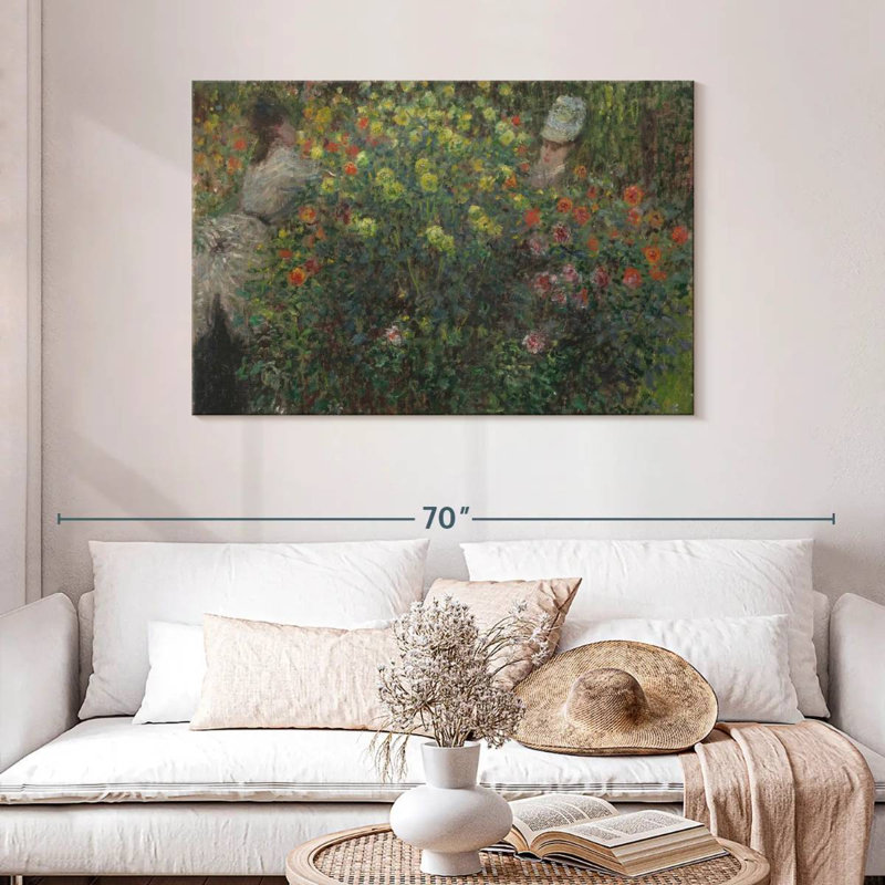 Senne Mesdames en fleurs, H 30 po x l 45 po