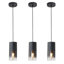 Ensemble de 3 luminaires suspendus modernes Grishilde pour îlot de cuisine