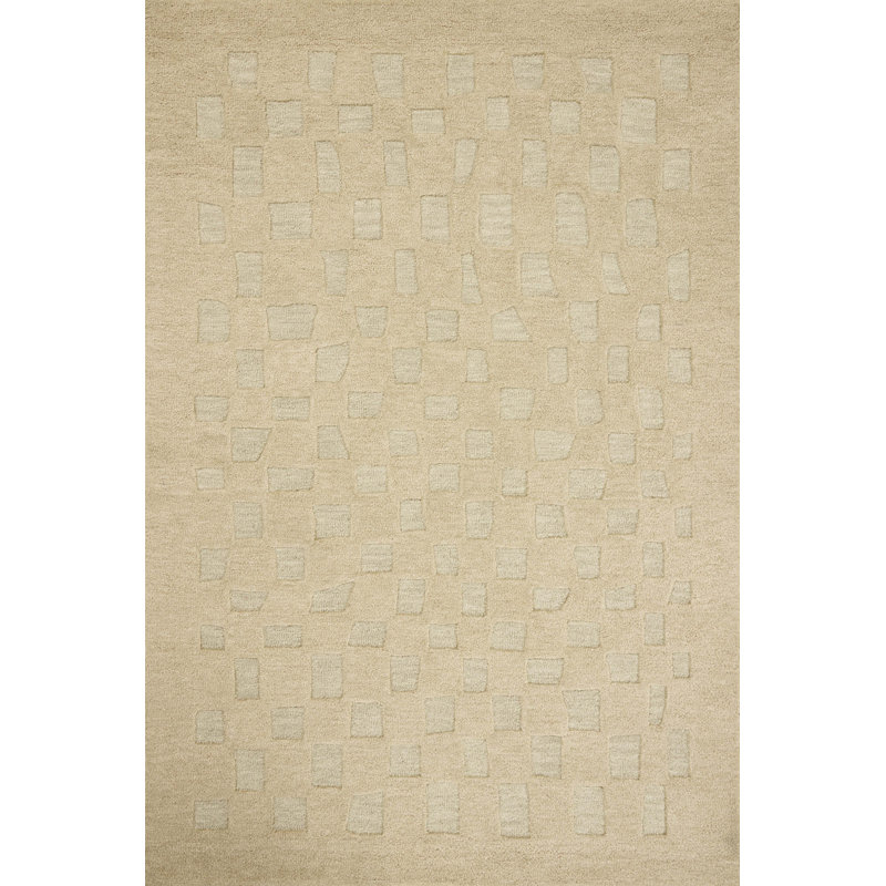 Leanne Ford x Loloi Craven Oatmeal / Dove Area Rug, Rectangle 5' x 7'6"