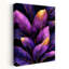 Vibrant Leaves Abstract Elegant Vibrant Nature Plant Wall Art Print 1 Piece Wrapped Canvas Wall Art-388823252