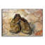  «Chaussures» par Vincent Van Gogh, art mural en verre acrylique, 36 po x 24 po