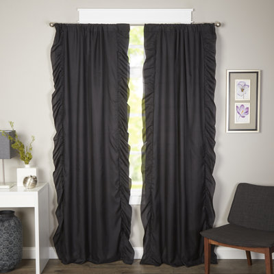 Amber Blackout Curtain Panel Pair