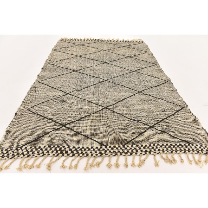 Parra Black and White Rug