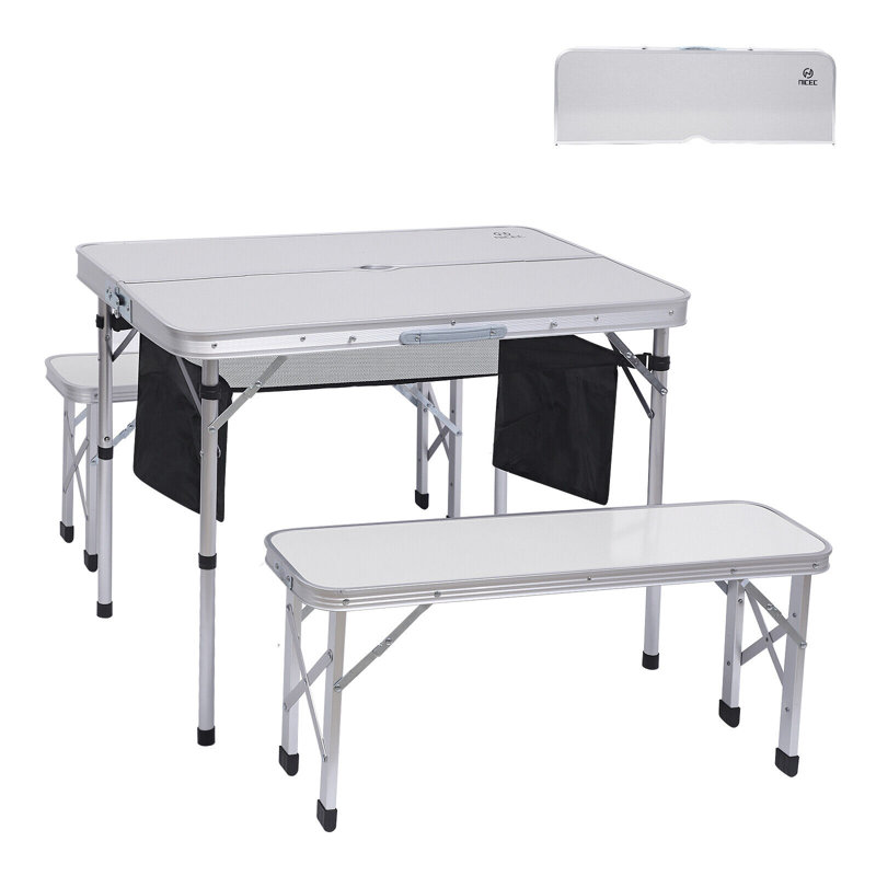 Paulmino 4 - Person Patio Dining Set with Rectangular Table