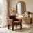 Natalie 26"W Modern Upholstered Fully Assemble Dining Chair With Solid Wood Legs-32886054