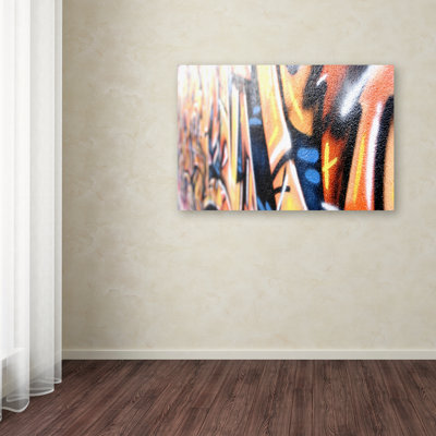 Zader «Graffiti» par Yale Gurney, reproduction de photo sur toile tendue
