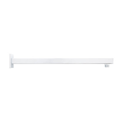 Signature Hardware 18" Modern Square Wall Mount Shower Arm with Flange