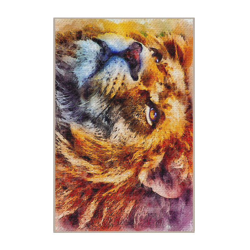 Tapis de la zone orange lion, Rectangle 2 pi x 4 pi