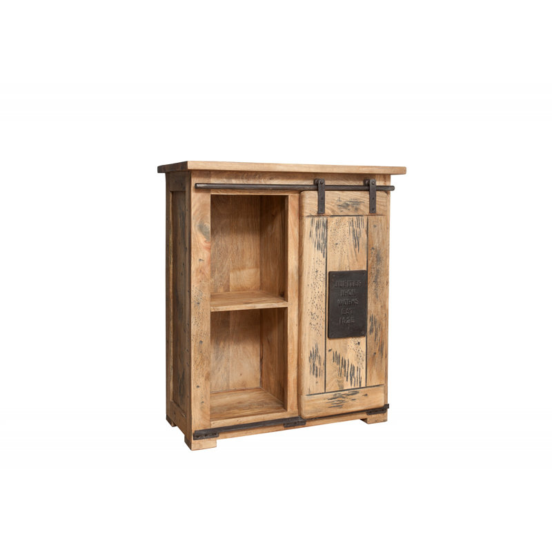 Railway Solid Wood 75cm W 2 - Drawer Chest of Drawers