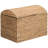 Heavy-duty Water Hyacinth Wicker Storage Trunk with Metal Frame and Arch Lid
