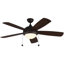 Ventilateur de plafond standard à 5 pales de 52 po avec chaînette et ensemble d'éclairage inclus Stembridge-1041643885-1033921719