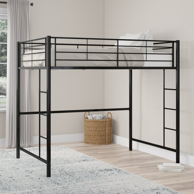 Elita Kids Full Loft Bed, Black