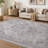 Loom & Luxe Collection 2X3 Ivory/Beige/Oriental Non-Shedding Living Room Bedroom Dining Home Office Stylish And Stain Resistant Area Rug-451851478-451851479
