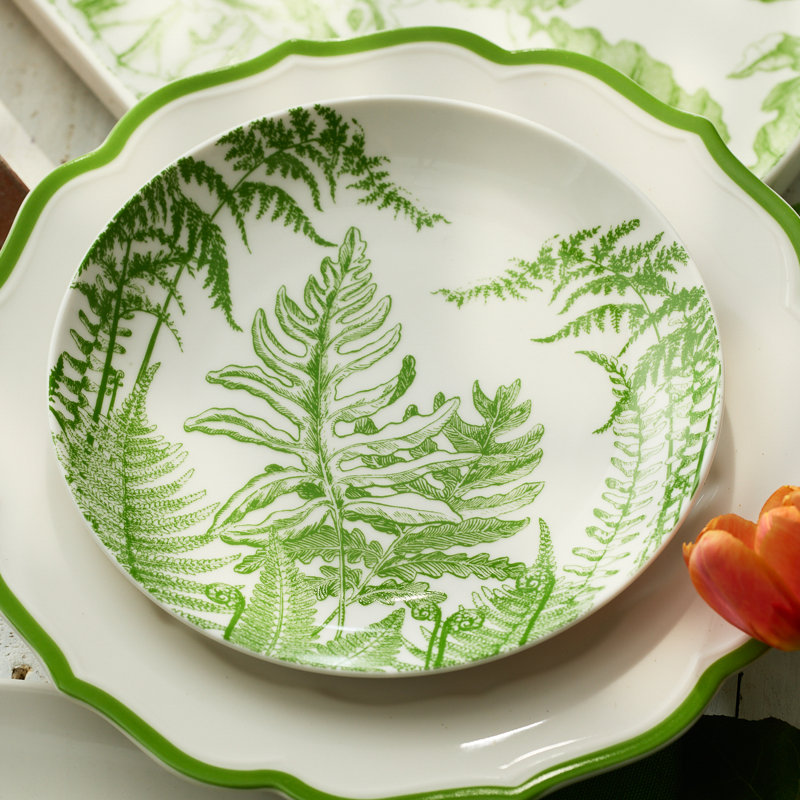 Spring Porcelain Salad/Dessert Plate