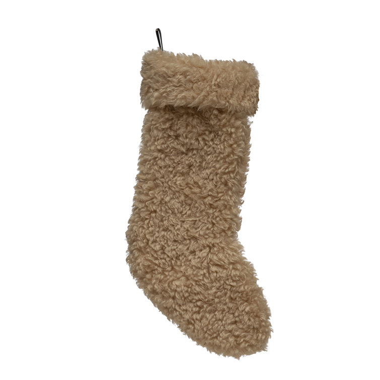 The Holiday Aisle® Sherpa Fabric Stocking & Reviews