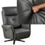 Fauteuil inclinable en similicuir et cuir écologique-66615345