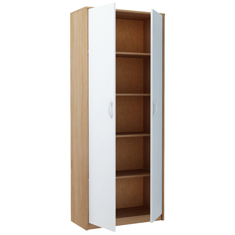 Bookcase Simple R5 Sonoma Eiche, Sonoma/White