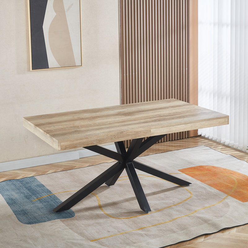 Table extensible, table à manger, table de bureau, table basse, 240/200 / 160X90x75cm, couleur noyer