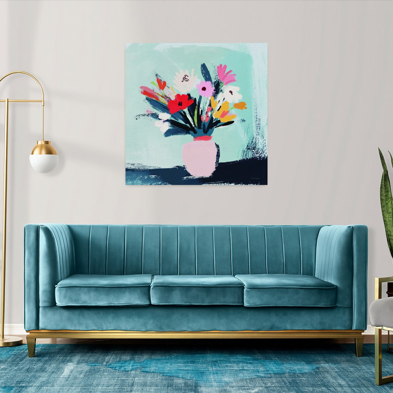 Art mural floral, H 48 po x l 32 po