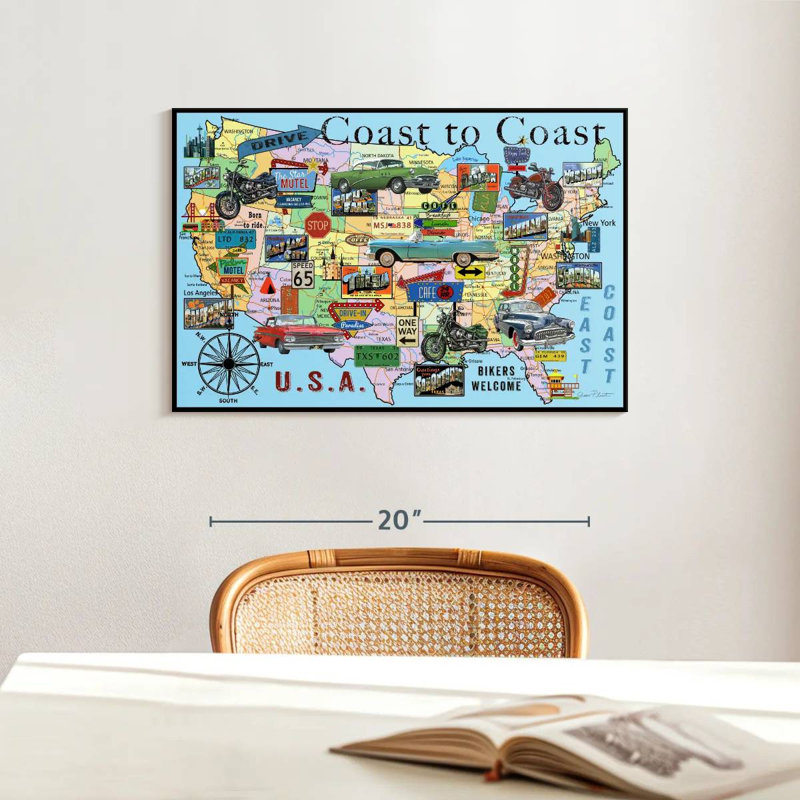 Coast To Coast V, 16" H x 24" W