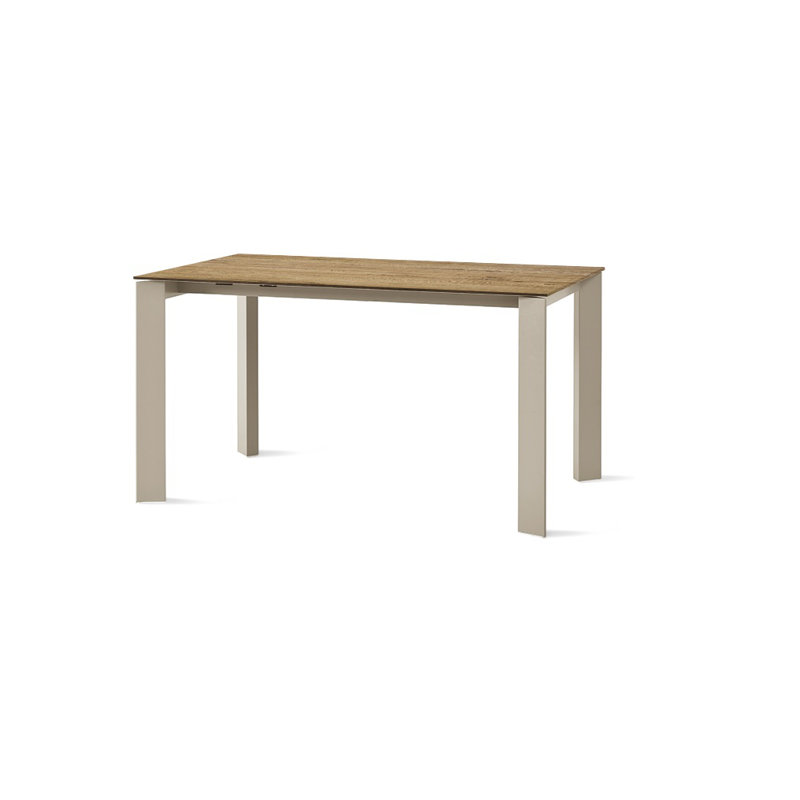 Cornelison Dining Table, 75cm H x 130cm L x 85cm W, Grafite, Brown