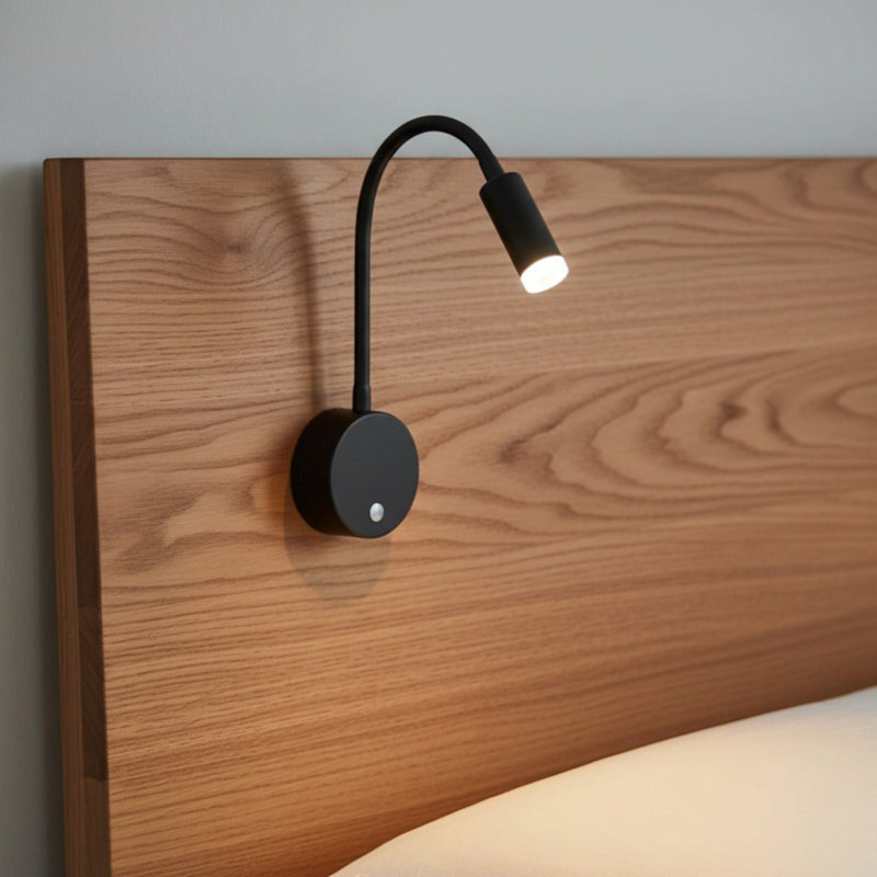UltraBeam 3 Watt LED Dimmable Flexible Reading Light For Bed and Headboard, 42.9 cm H x 8.1 cm W x 3.8 cm D, Black