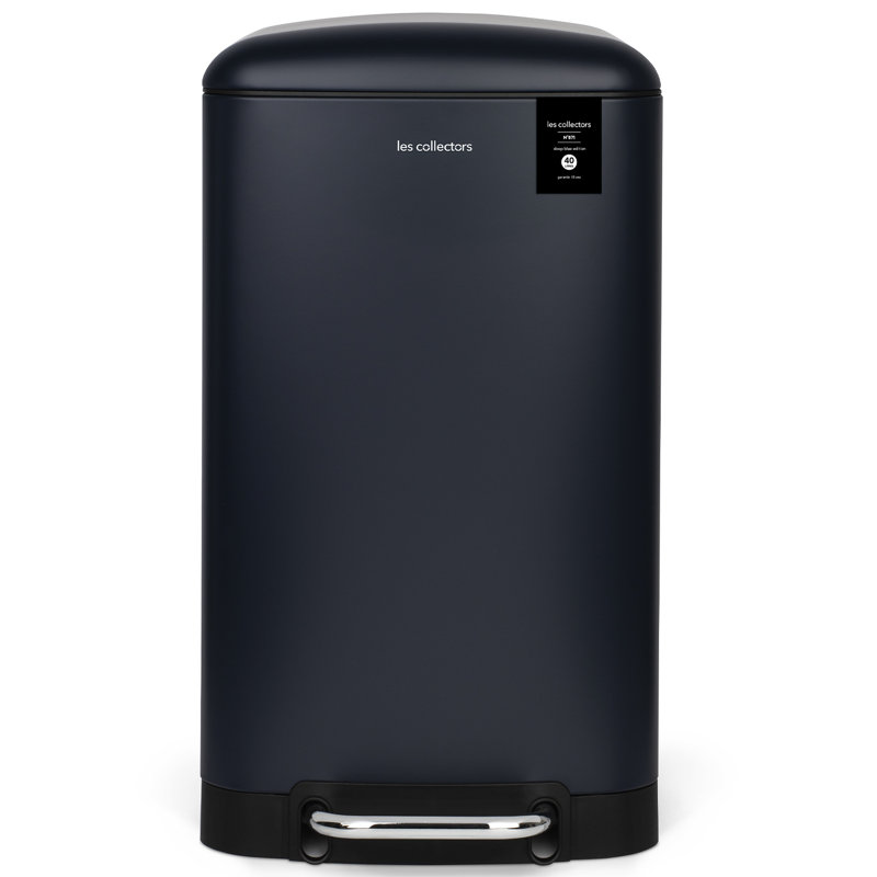 Abfalleimer mit Fußpedal, Dark blue, 40 L