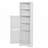 Tall Bathroom Corner Cabinet-413354629