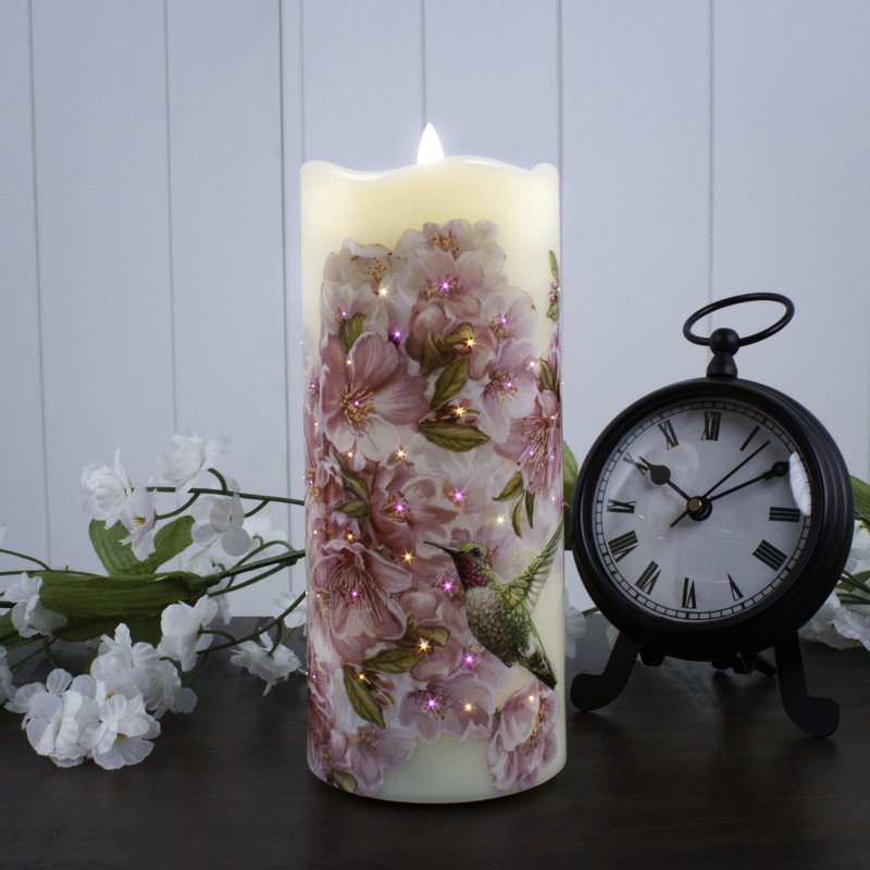Bougie en fibre optique Hummingbirds